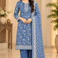 Printed Khaddar 3-Piece Suit -8