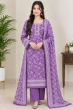 Printed Khaddar 3-Piece Suit -11