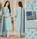 Premium Printed Khaddar 3-Piece Suit – 4