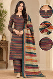 Premium Printed Khaddar 3 Piece Suit 1
