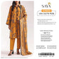 Premium Printed Khaddar 3-Piece Suit –Mustard -5